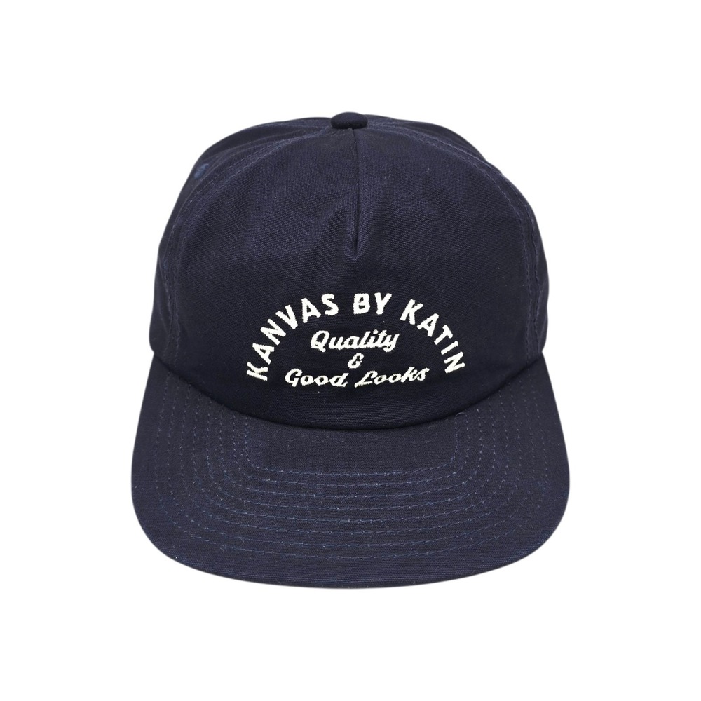 Kanvas by Katin Hat Heritage Baseball Navy Blue Embroidered Huckberry Snapback
